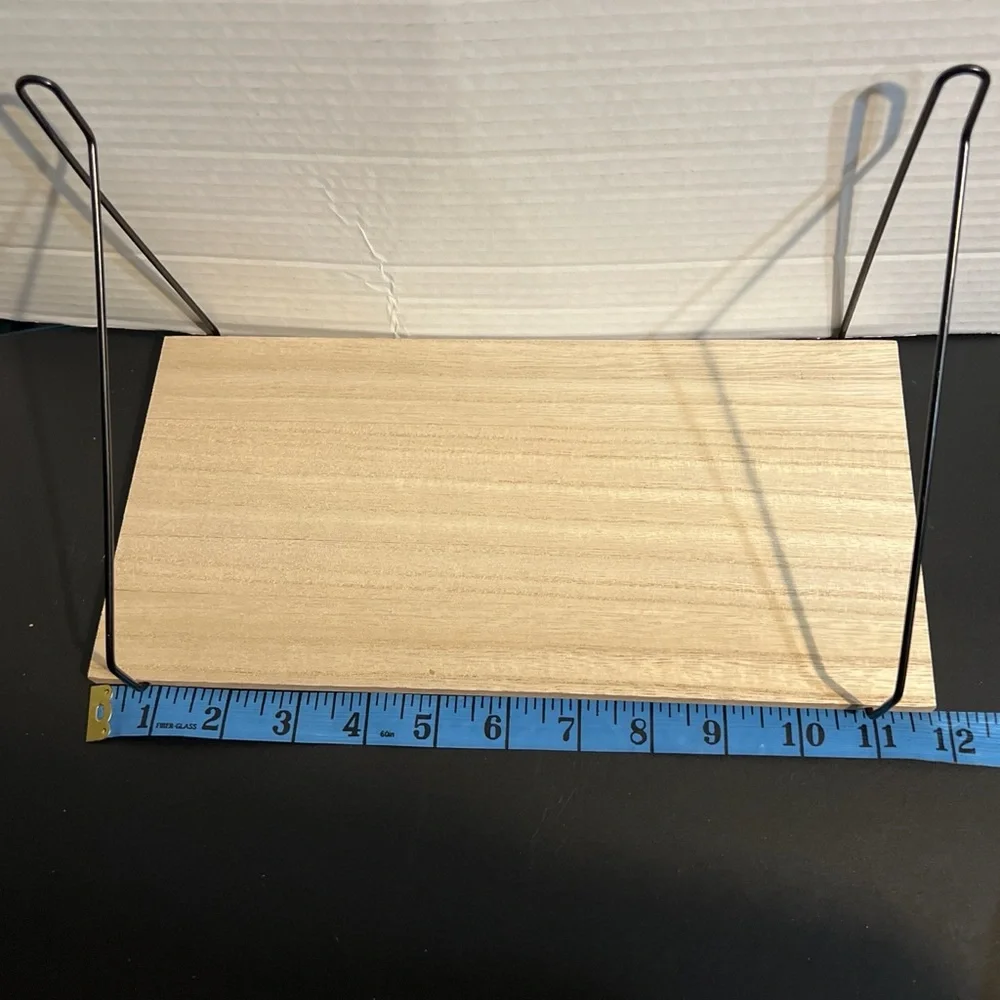 🪵 Set of 3 Floating Wall Shelves w/Metal Brackets 11.75”Wide Modern Home Décor